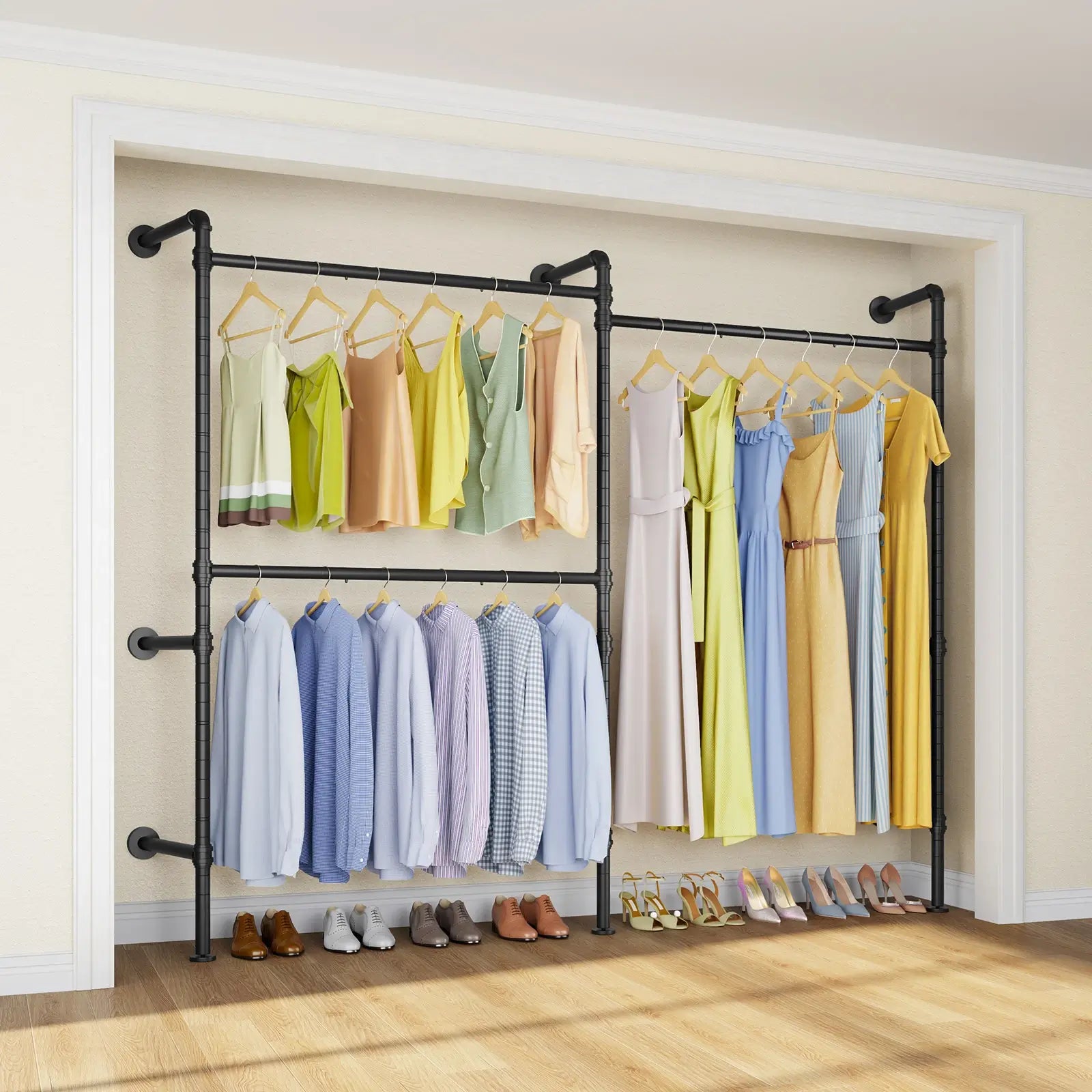 Timate P2 Wall Mounted Expandable Clothes Rack