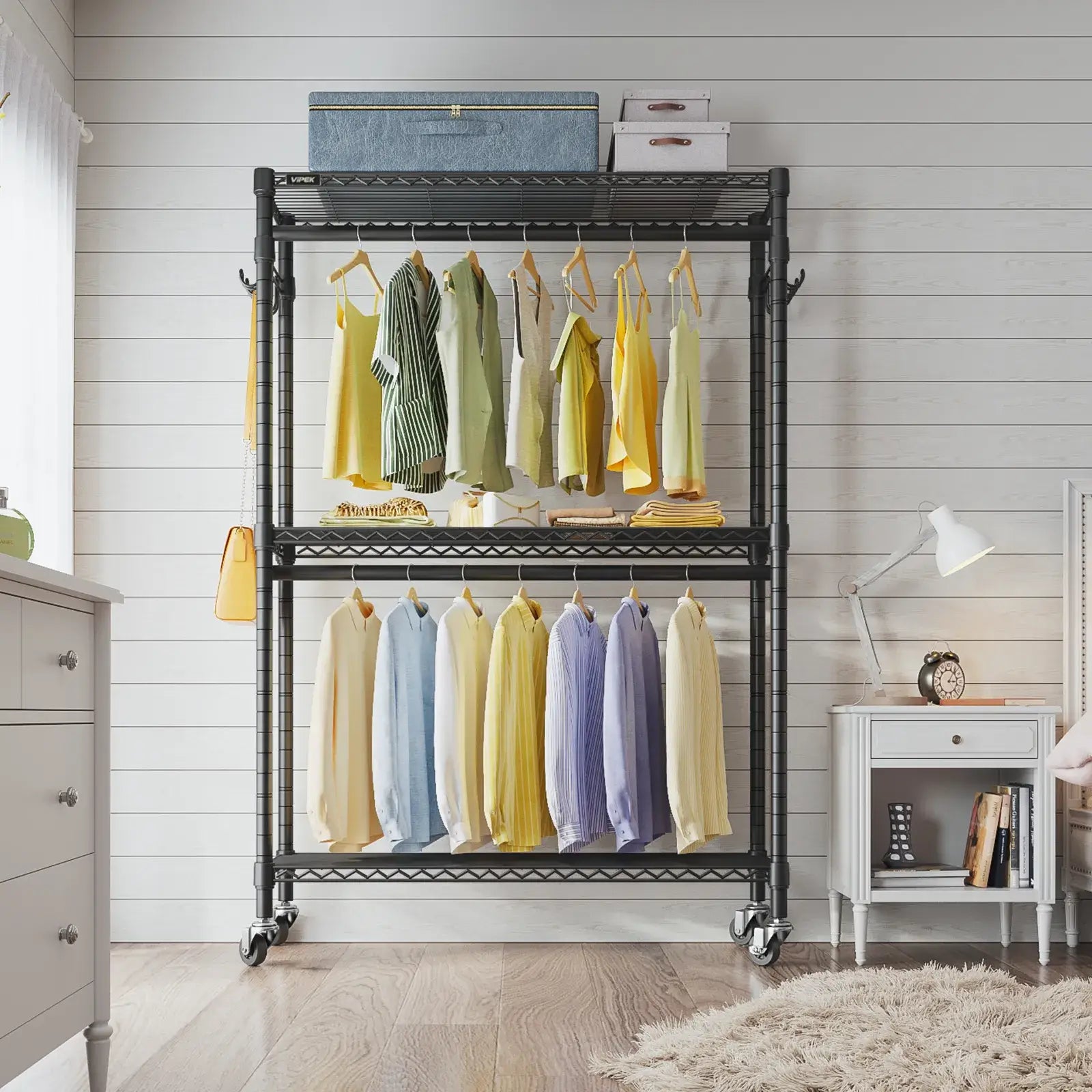 VIPEK R2 Plus Rolling Clothes Rack