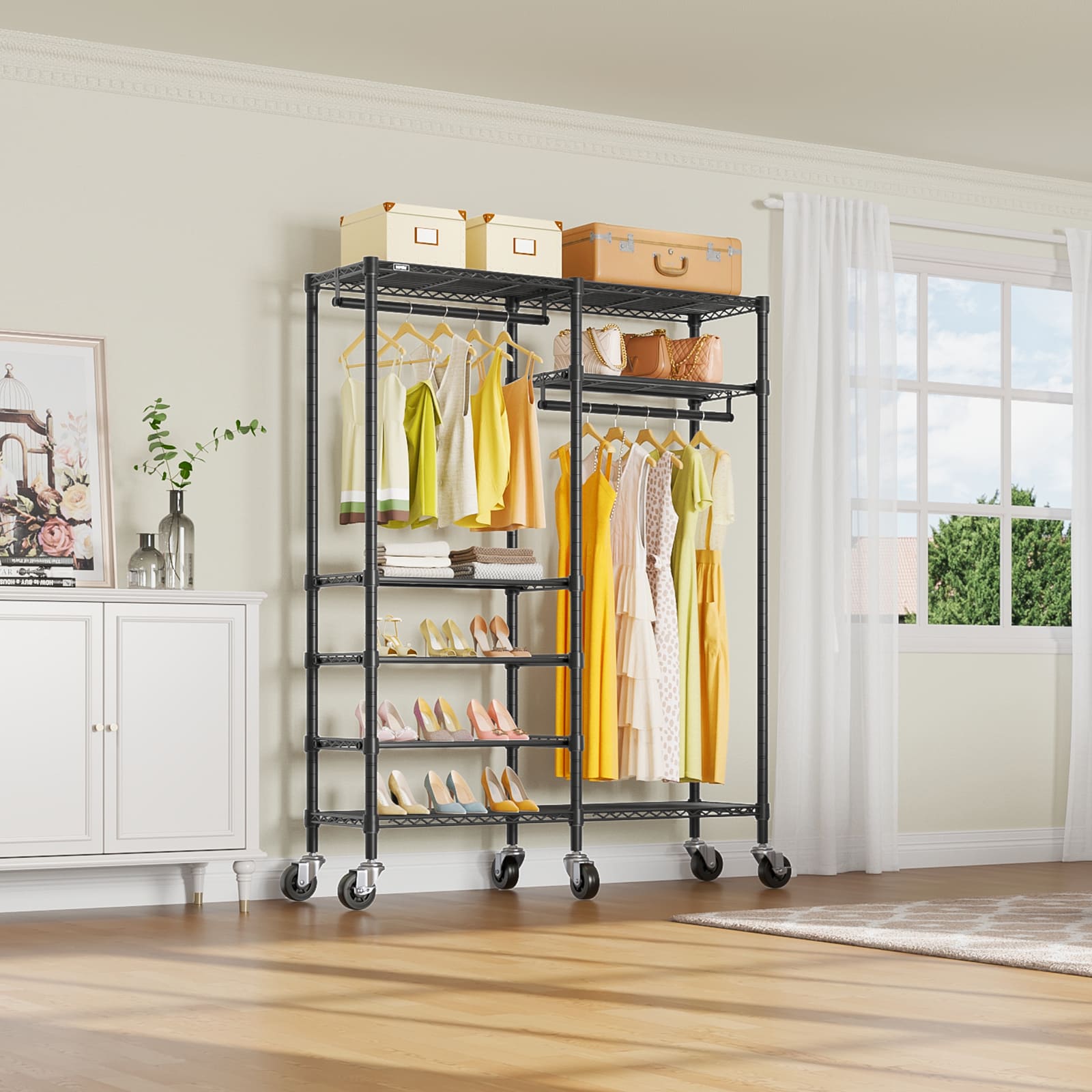 VIPEK R4 Rolling Clothes Rack