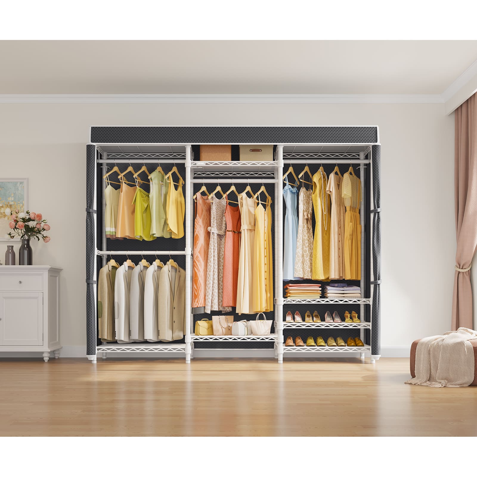 VIPEK Cover for V5, V5i, V5L, V10 Medium, S3 Clothes Rack, Large/ Black