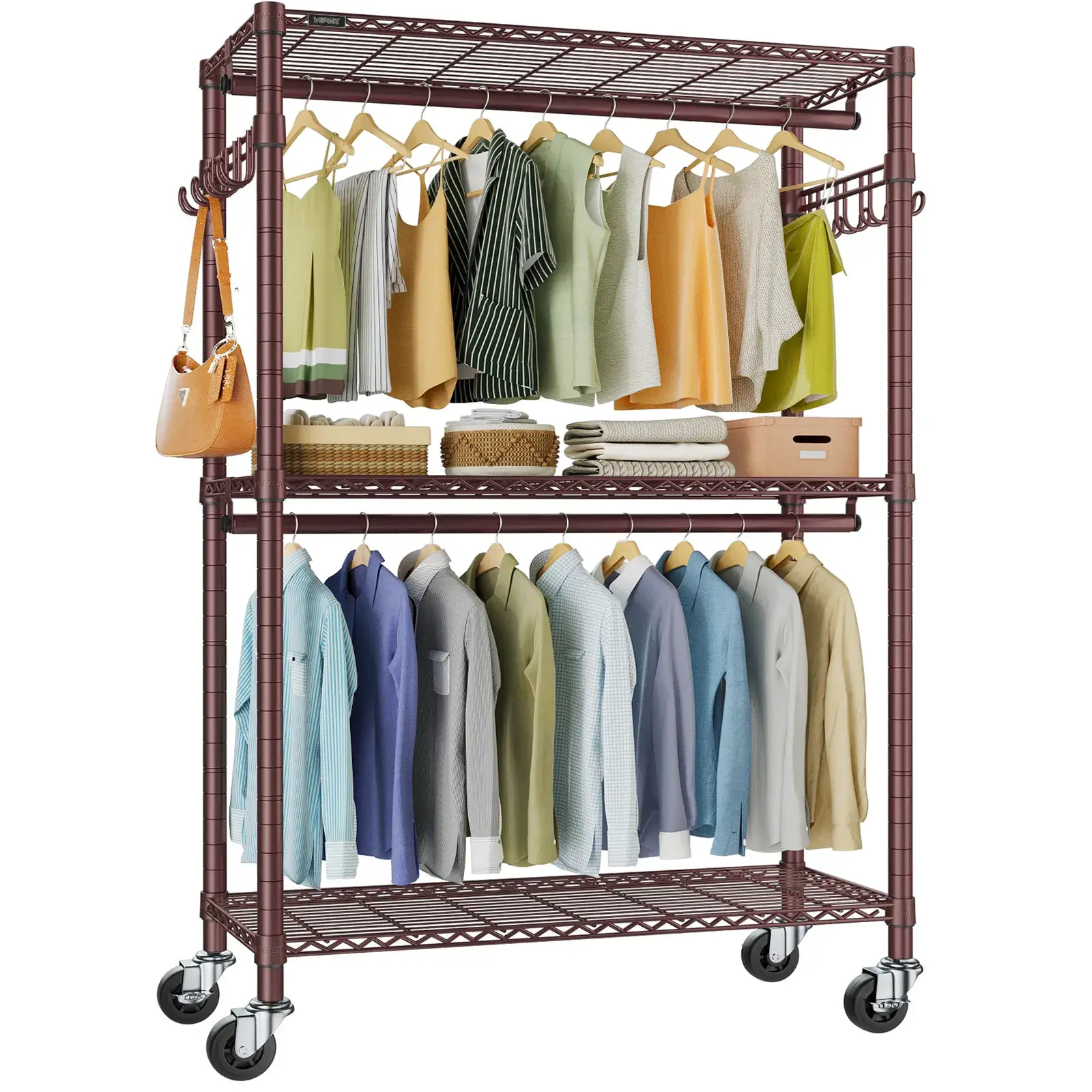 VIPEK R2 Plus Rolling Clothes Rack - Bronze