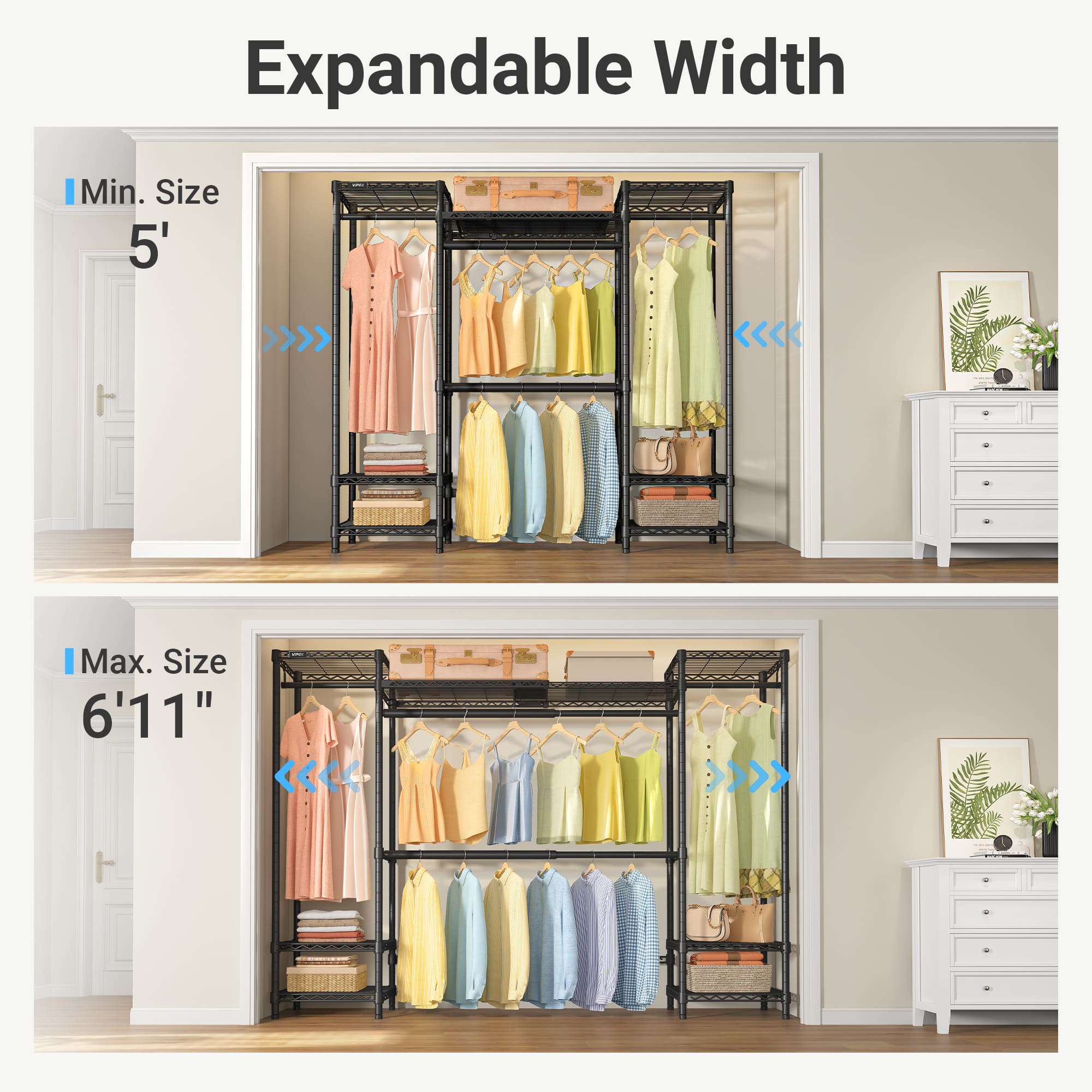 VIPEK X30 Expandable Clothes Rack