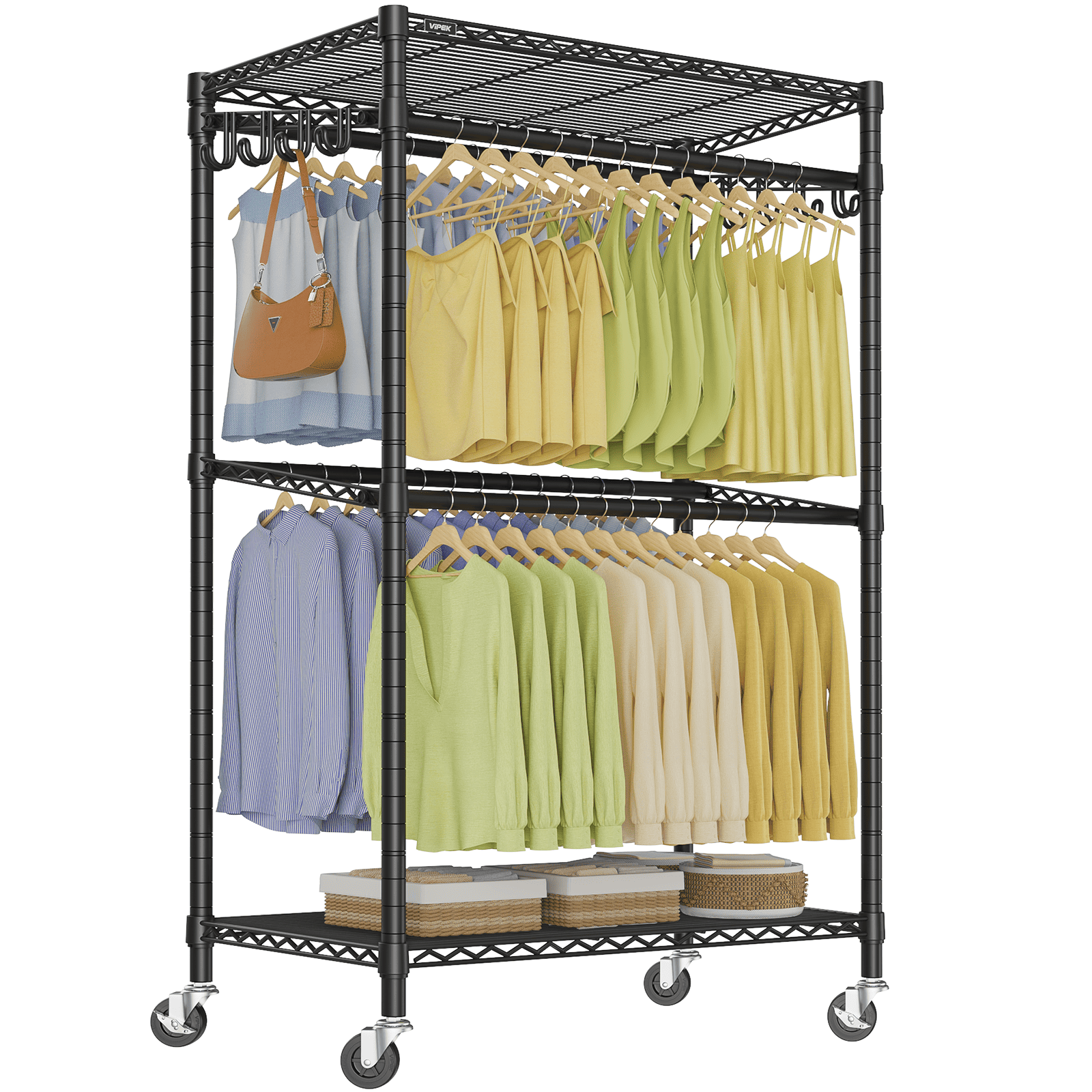 VIPEK R2 Pro Rolling Clothes Rack
