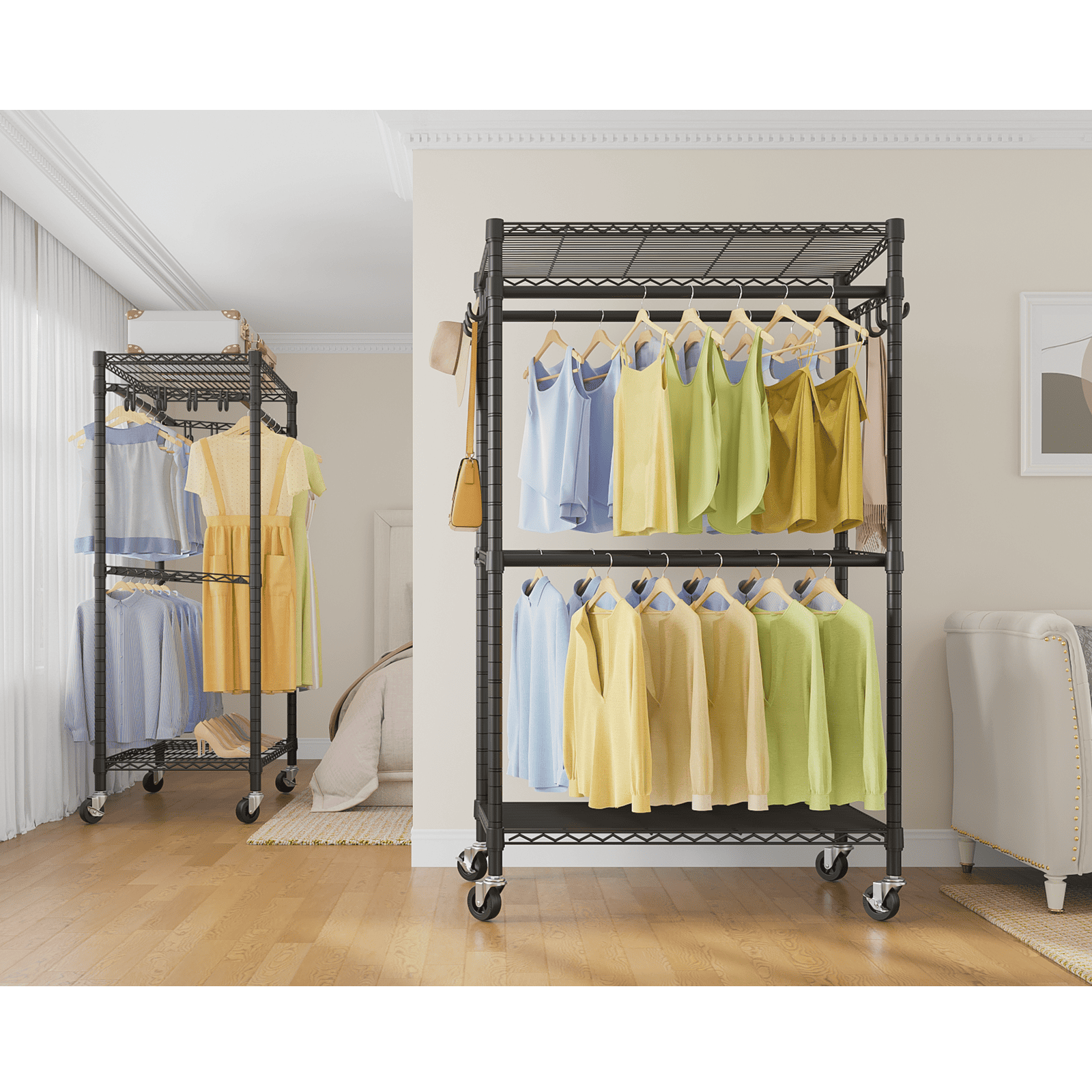 VIPEK R2 Pro Rolling Clothes Rack