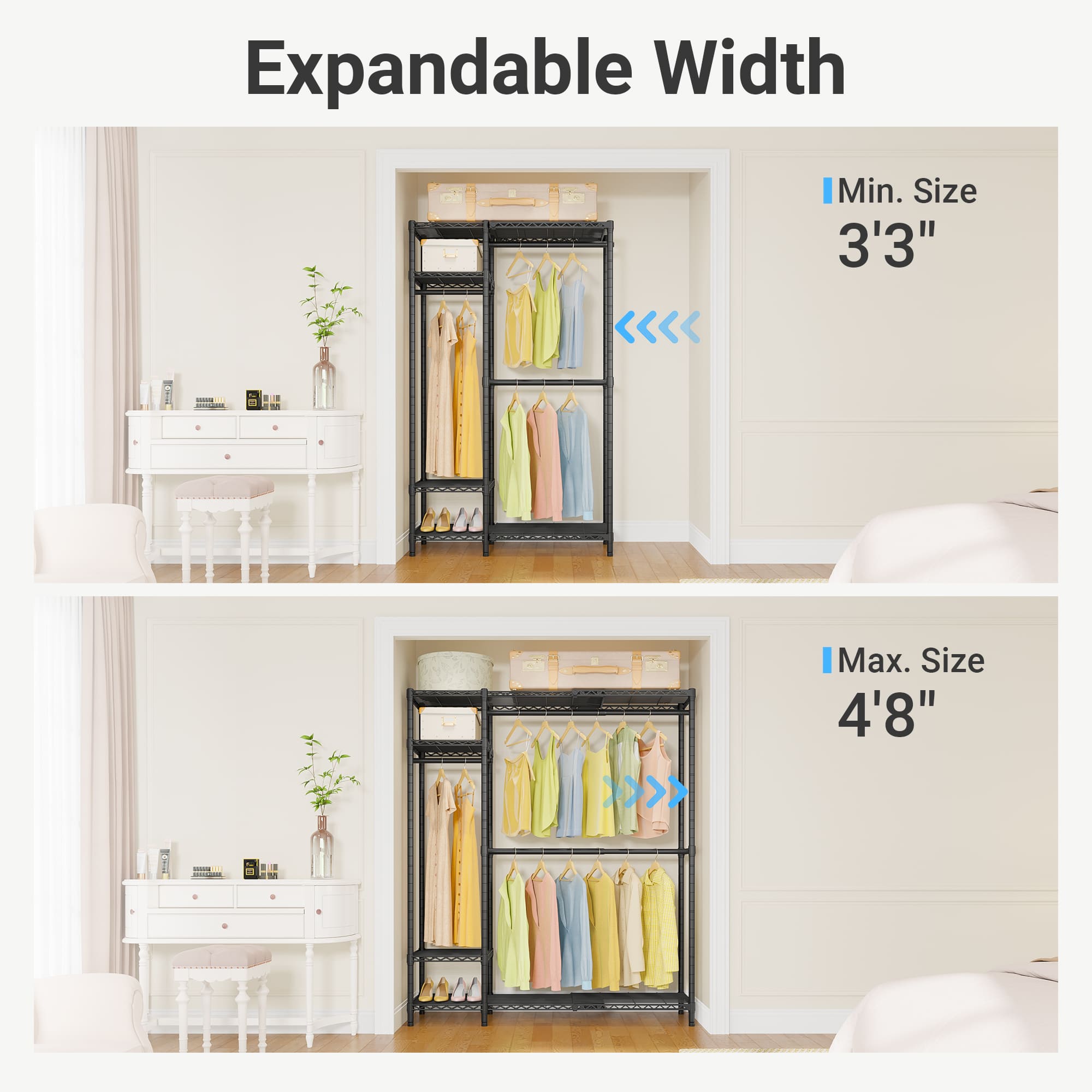 VIPEK X20 Expandable Clothes Rack