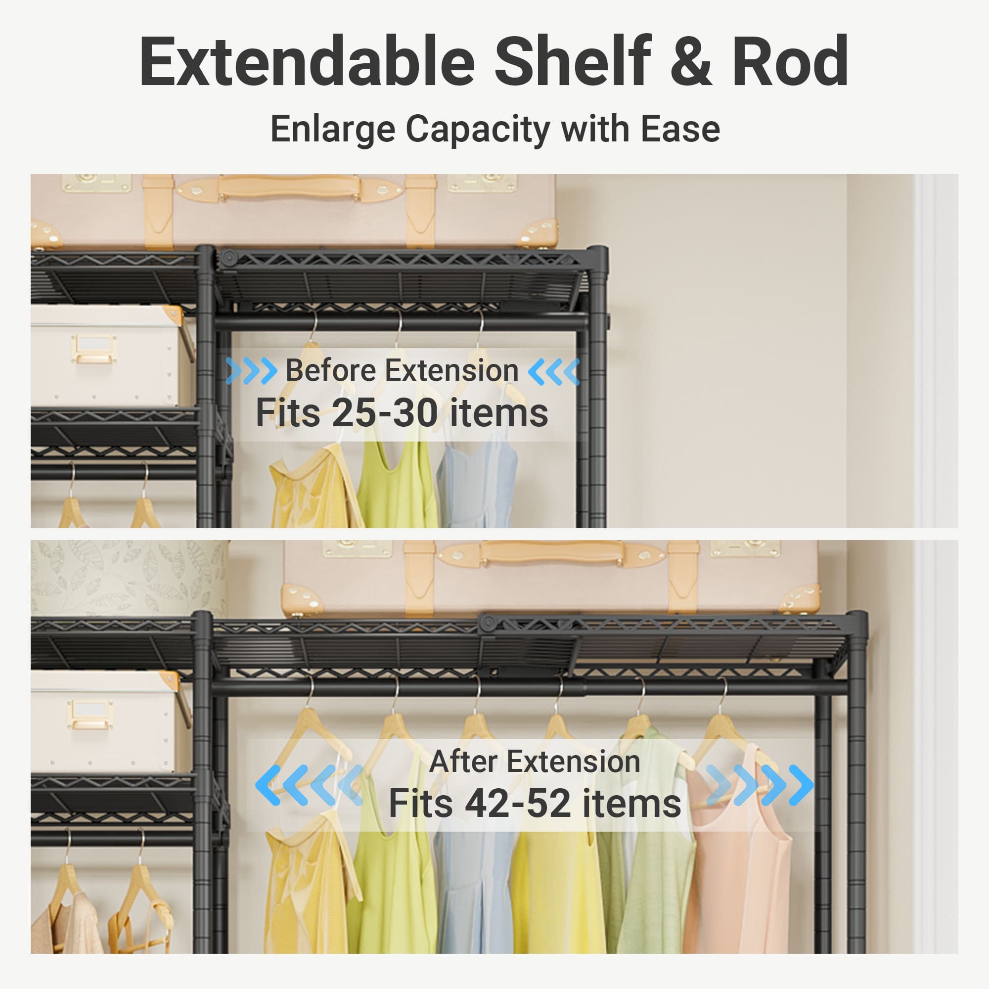 VIPEK X20 Expandable Clothes Rack