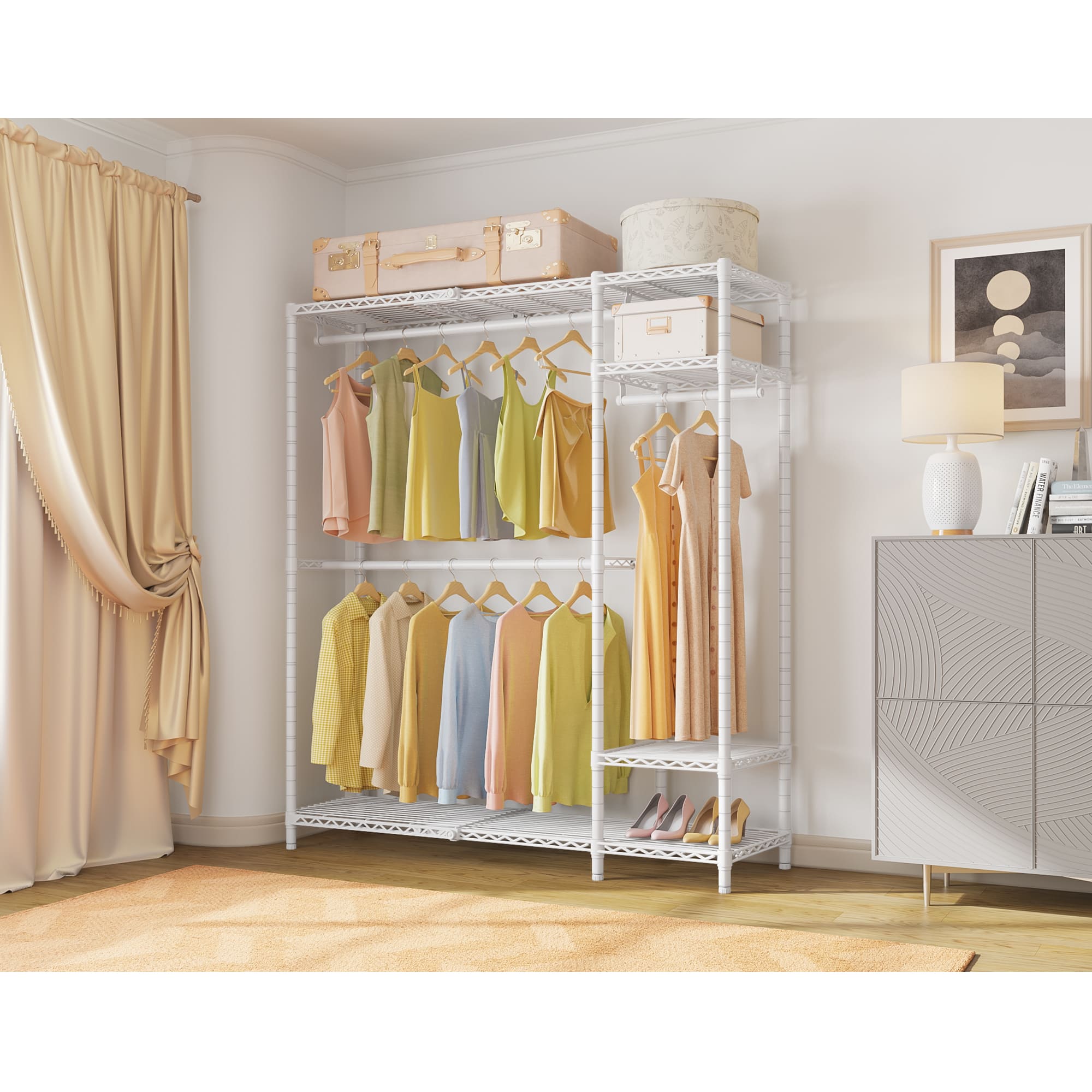 VIPEK X20 Expandable Clothes Rack, White