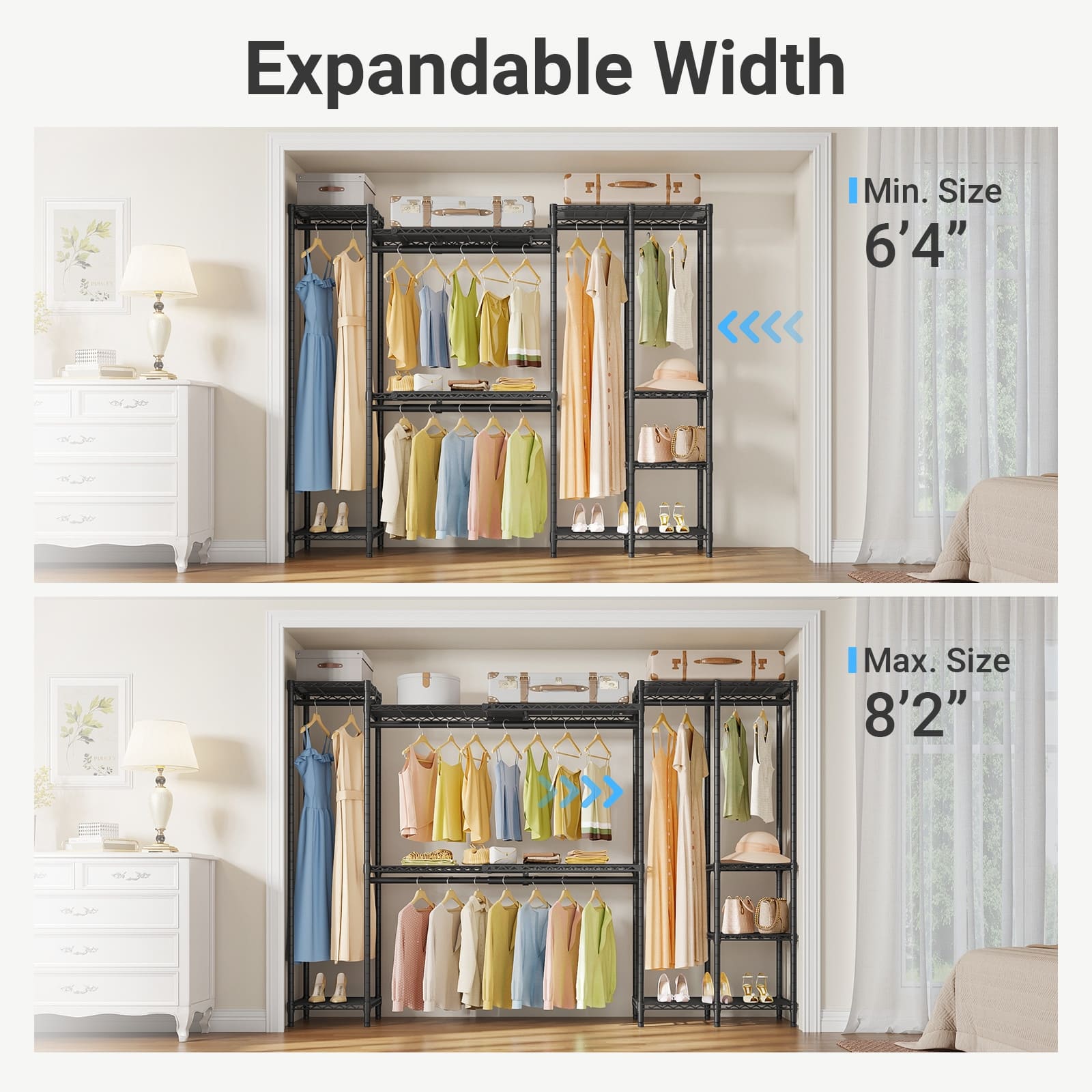 VIPEK X40 Expandable Clothes Rack