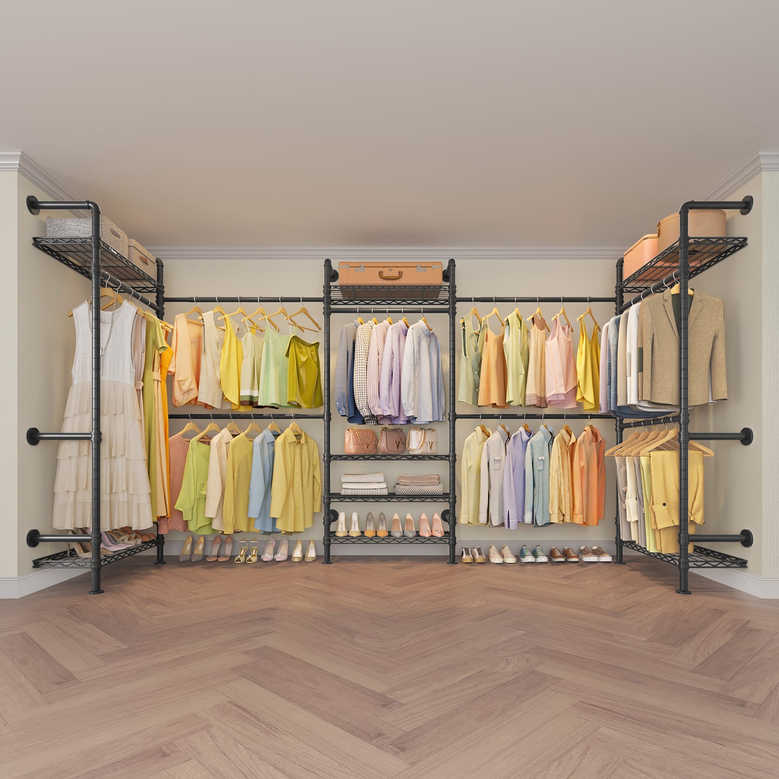 Timate U5 Wall Mounted Expandable Clothes Rack