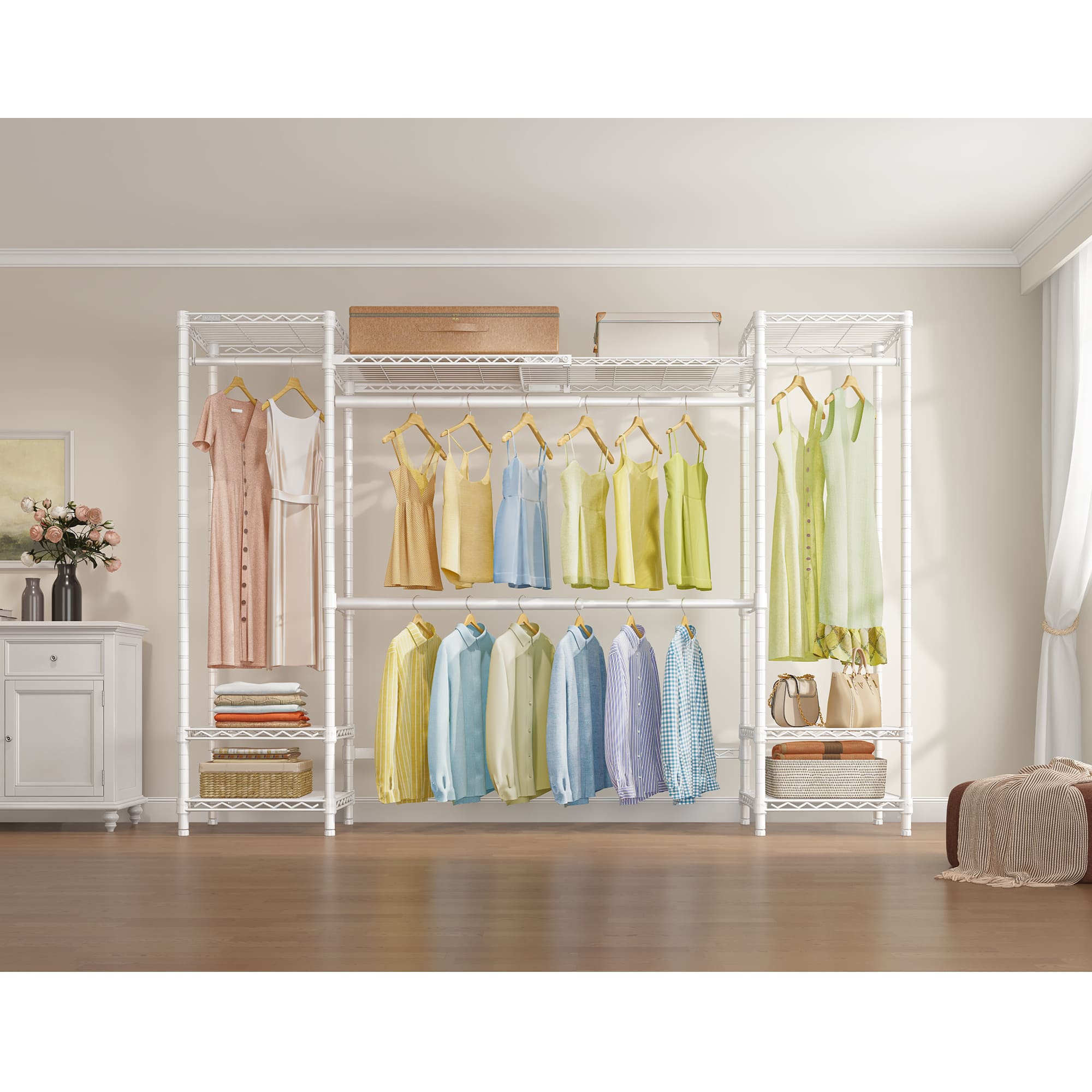 VIPEK X30 Expandable Clothes Rack - White