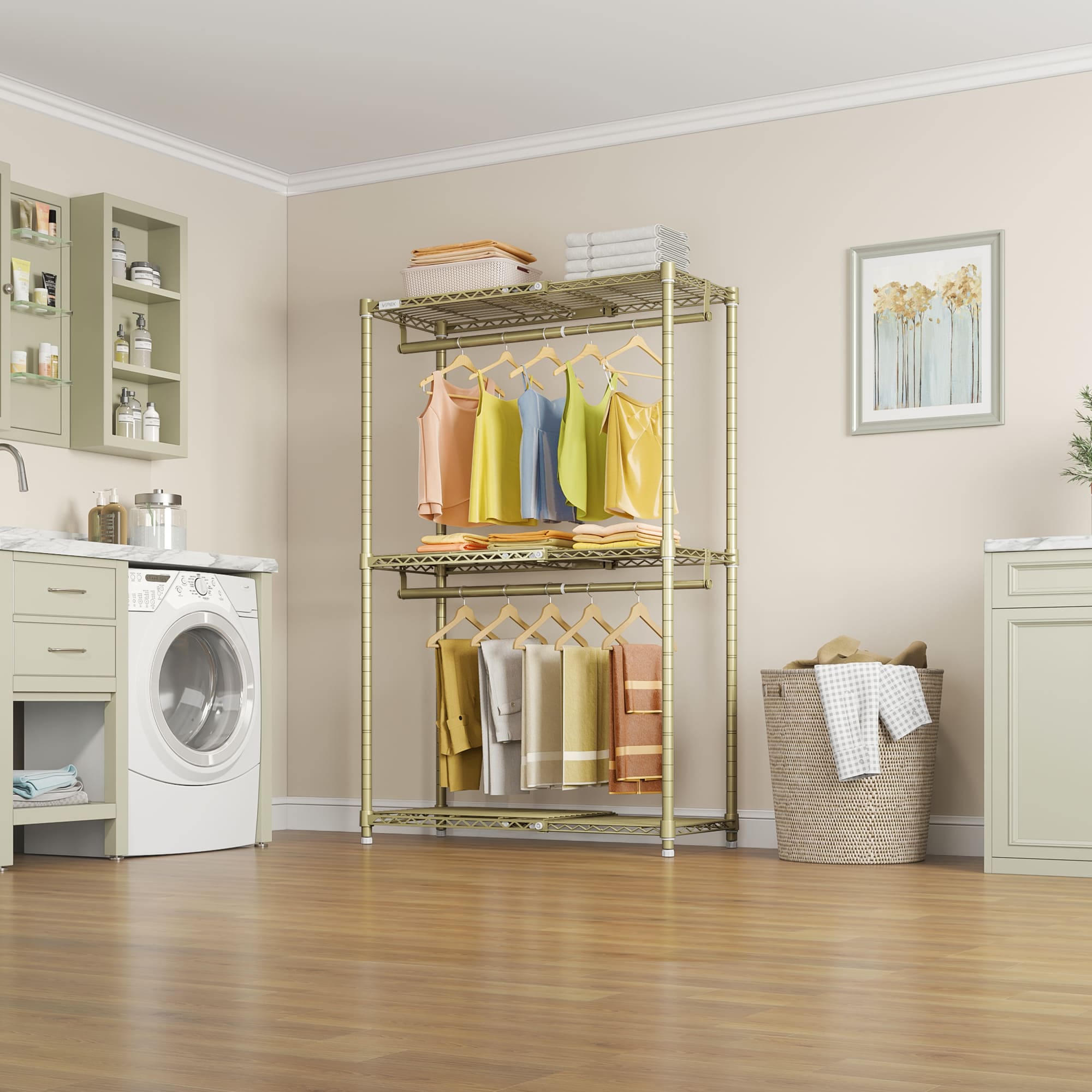 VIPEK X1 Expandable Clothes Rack - Gold