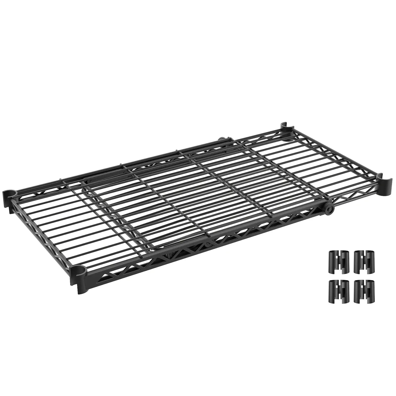 VIPEK 24"-41" Expandable Shelf for X1, X2, X20, X3, X3 Plus, X4, X5 Clothes Rack, Black