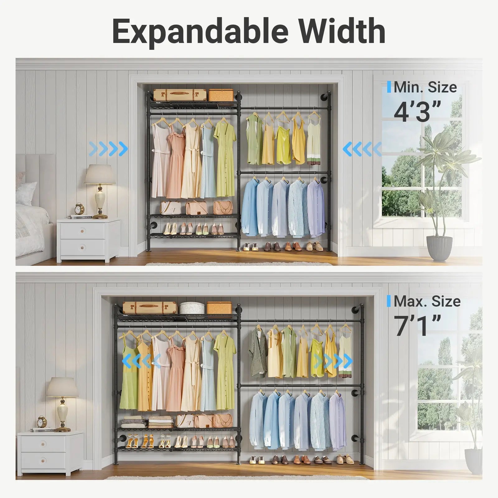 Timate F2 Pro Wall Mounted Expandable Clothes Rack