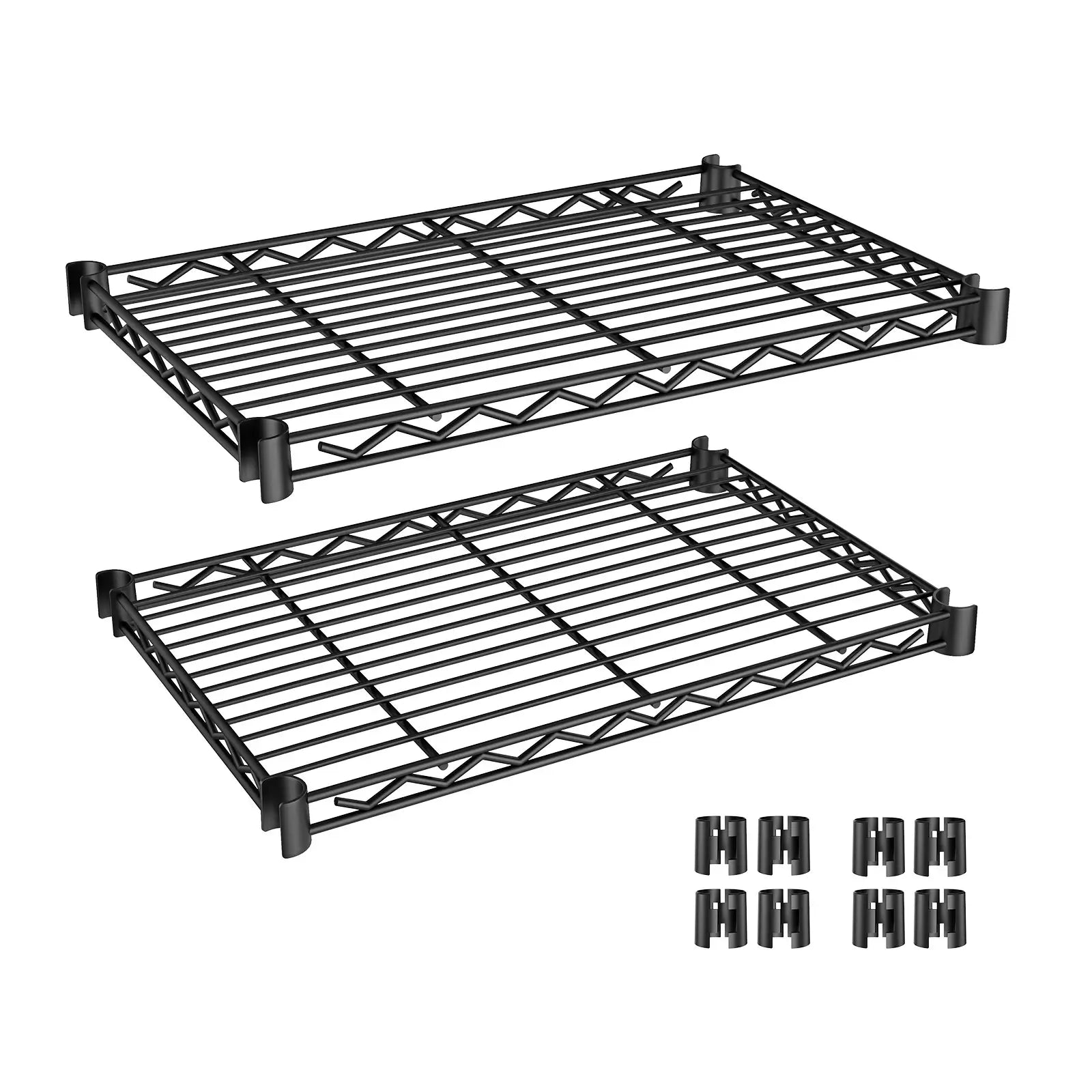 VIPEK 23.6" x 15.7" Shelf for V1 Medium, V5, V5i, V10, S1, S3 Clothes Rack, 2Pack, Black