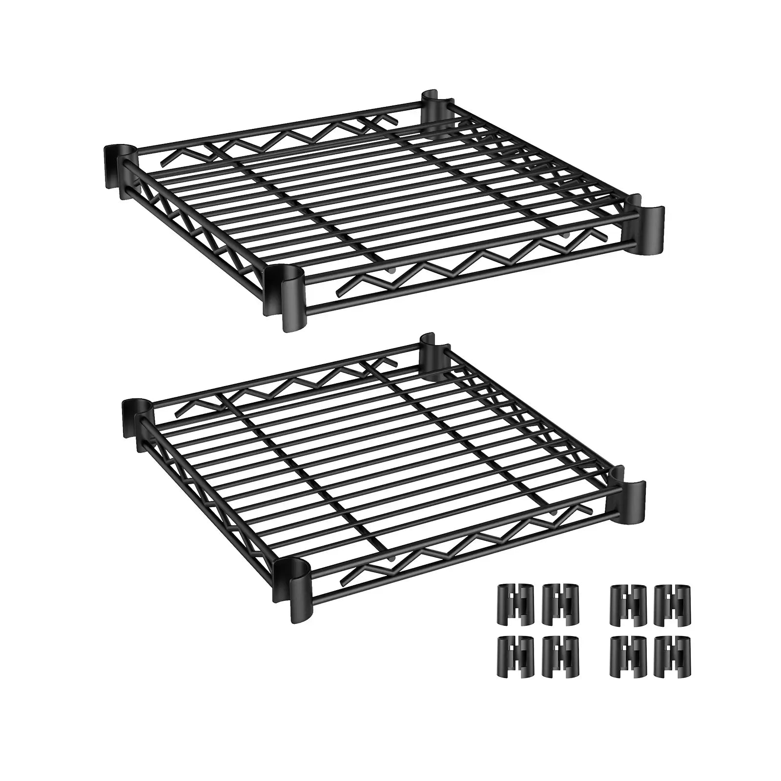 VIPEK 13.8" x 15.7" Shelf for V7 Clothes Rack, 2Pack, Black