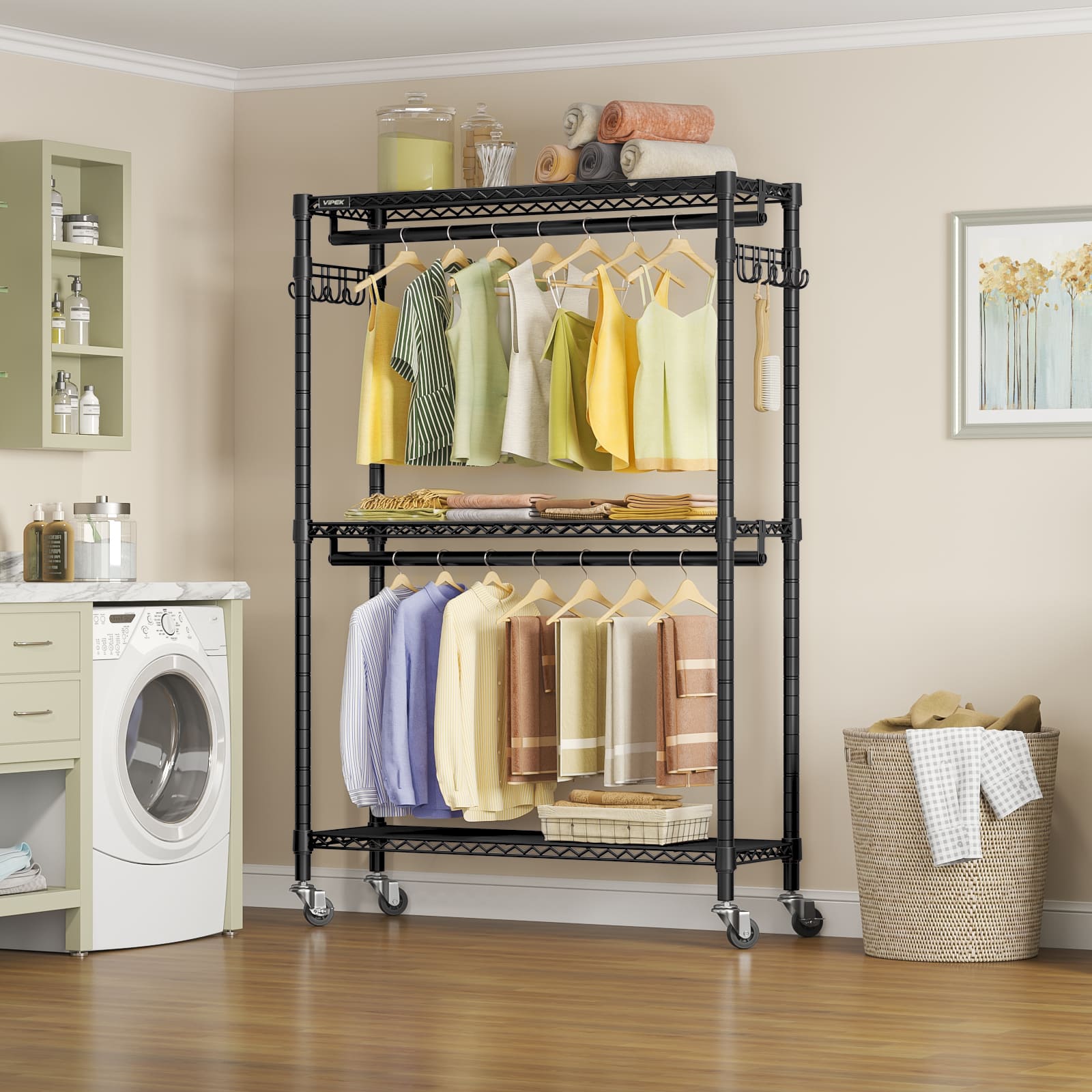 VIPEK R2 Rolling Clothes Rack