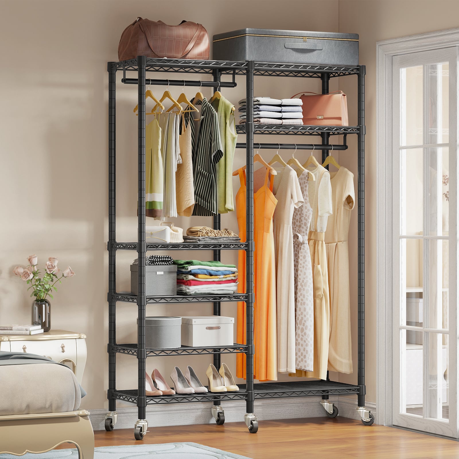 VIPEK R4 Rolling Clothes Rack