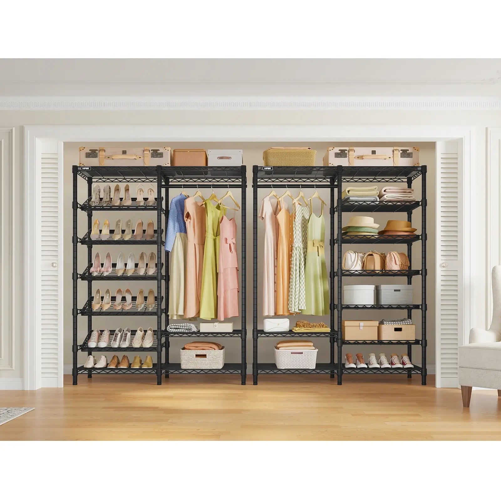 VIPEK S20 Clothes Rack with Shoe Storage
