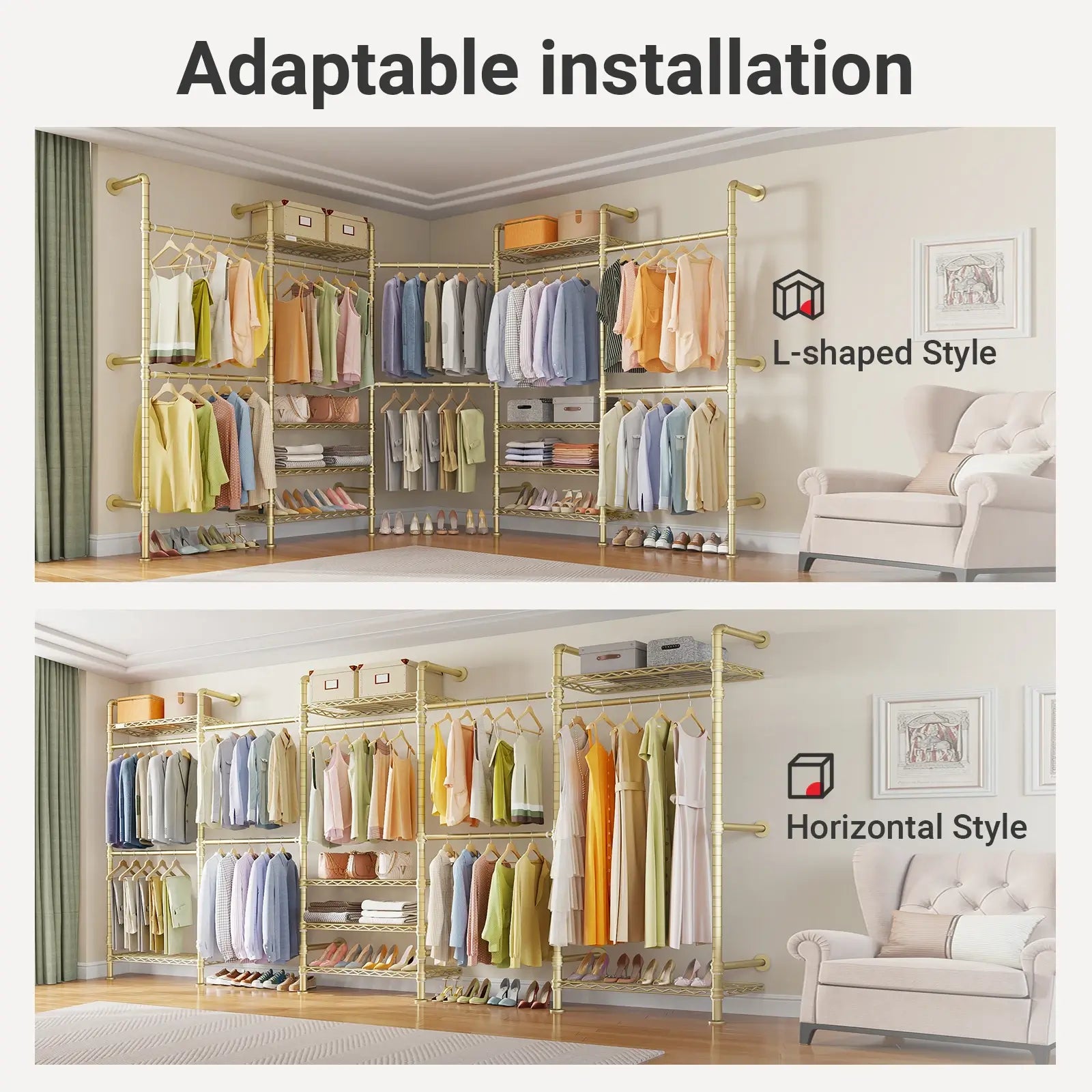 Timate F5 Wall Mounted Expandable Clothes Rack