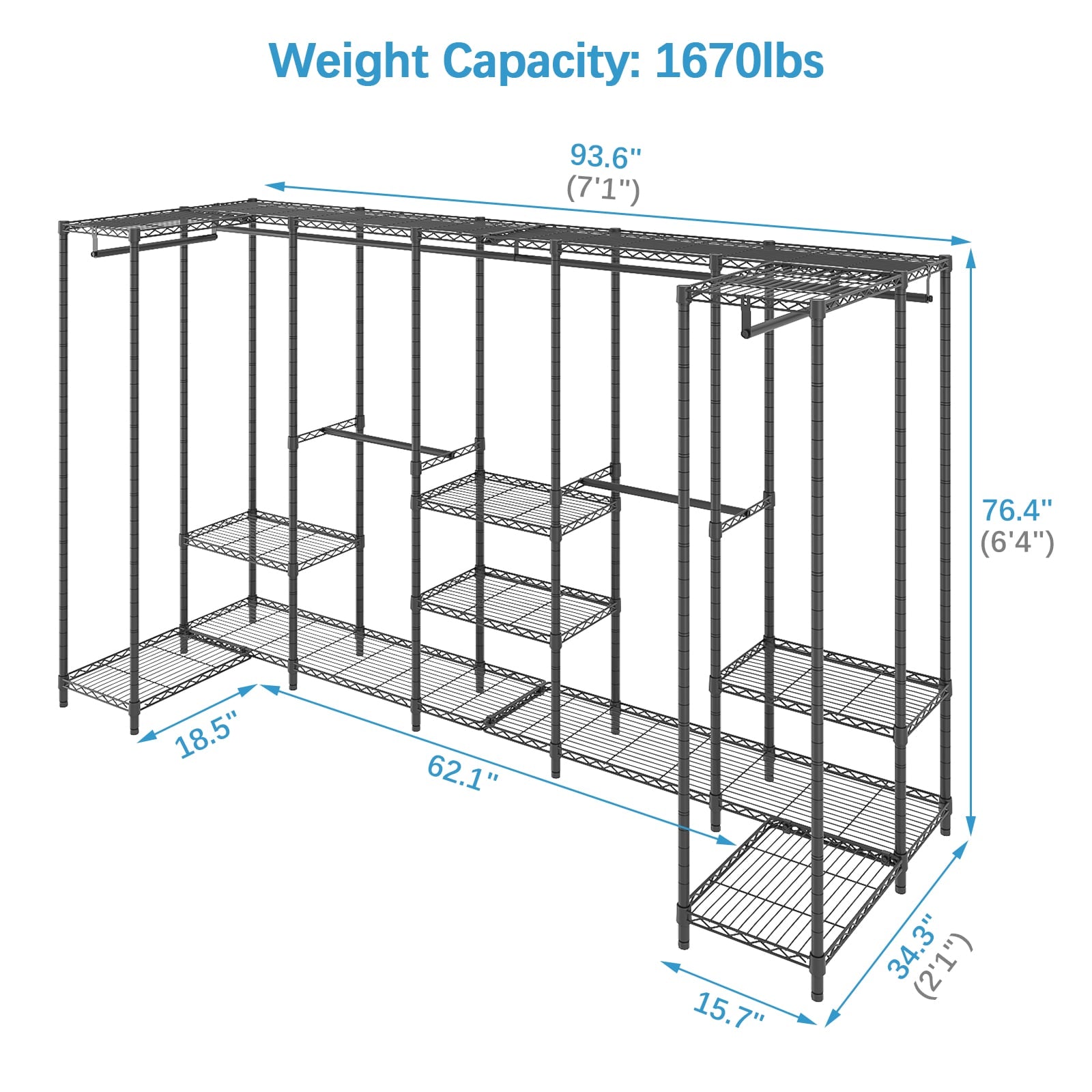 VIPEK U70 Clothes Rack