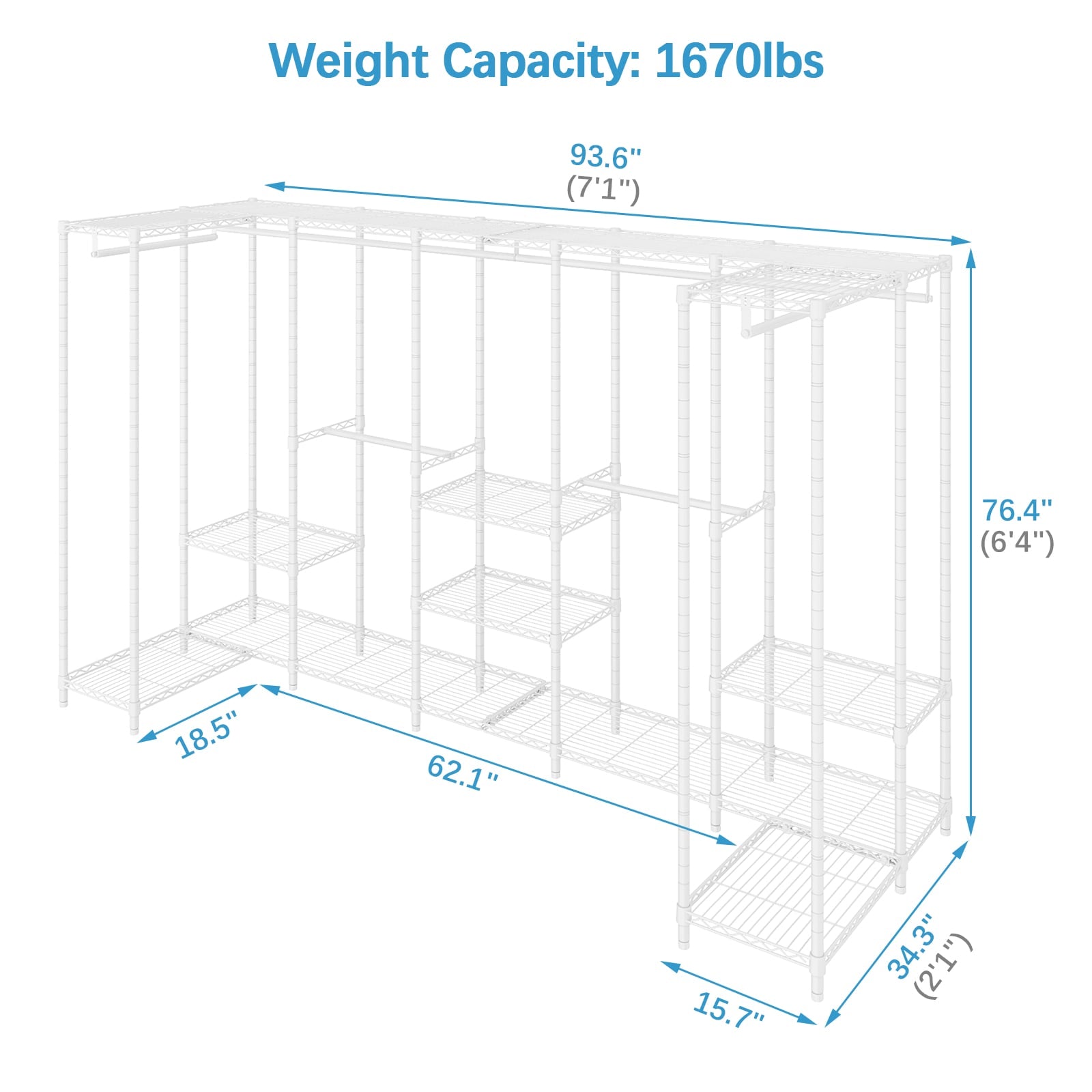 VIPEK U70 Clothes Rack