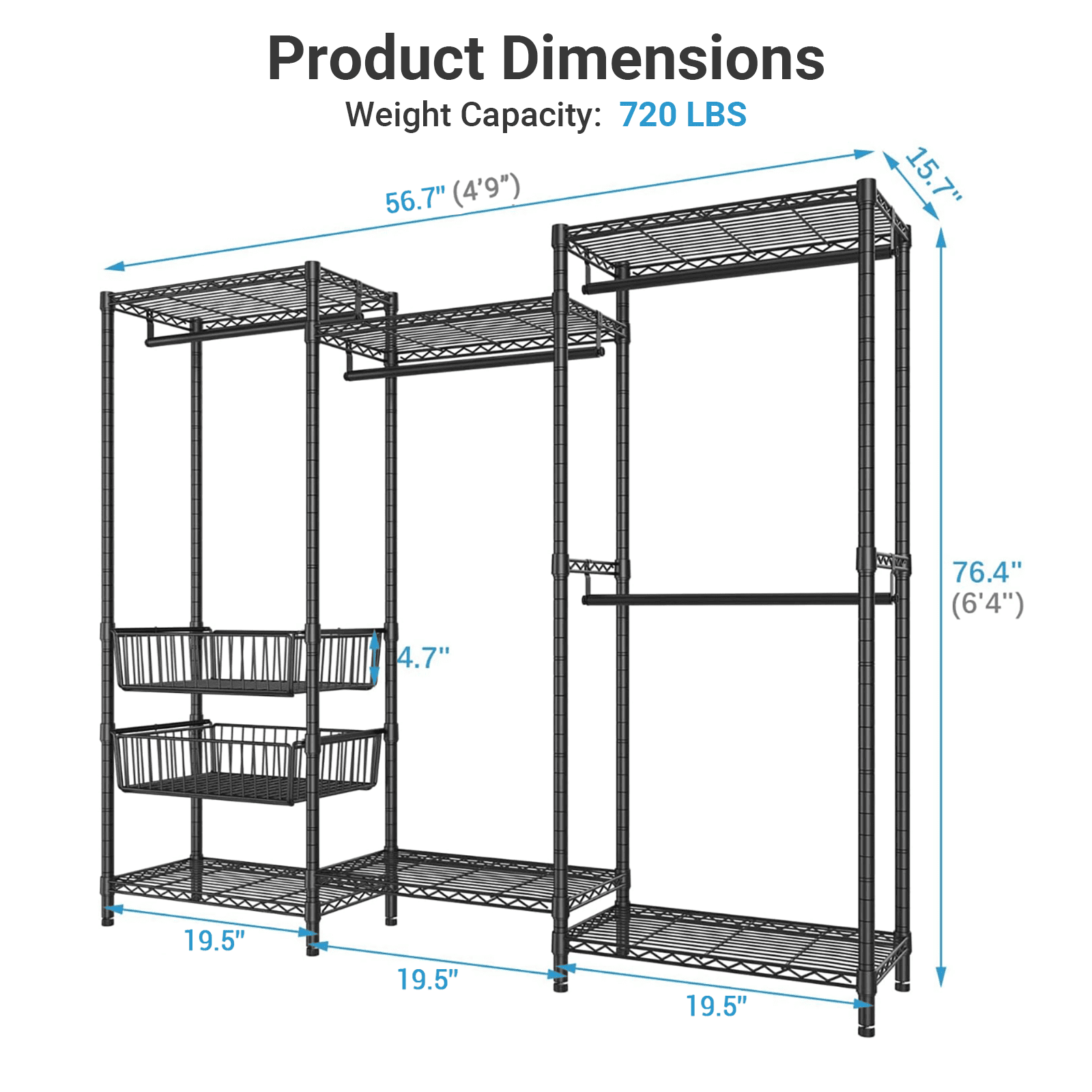 VIPEK V10 Clothes Rack