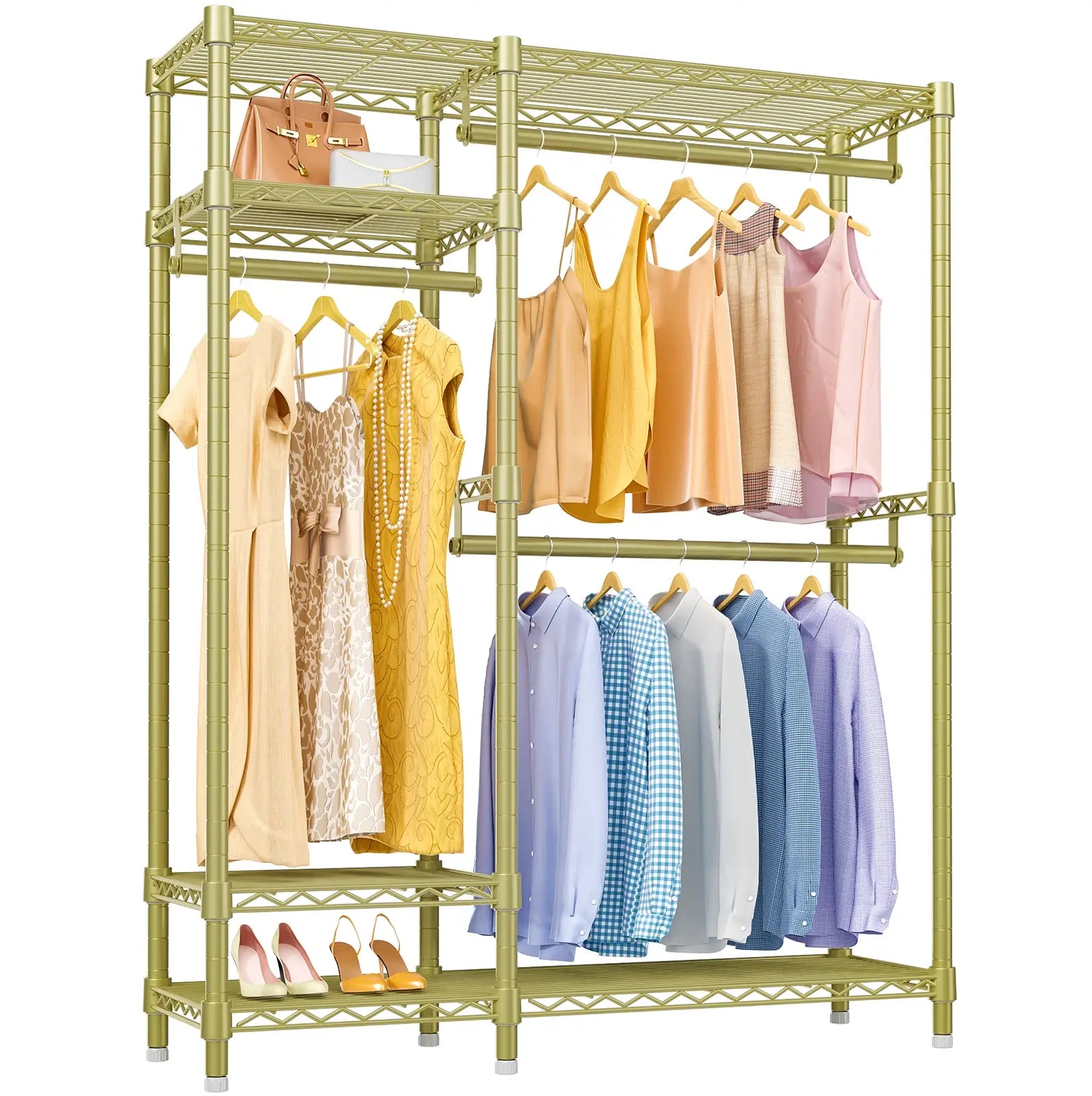 VIPEK V2 Clothes Rack, Gold