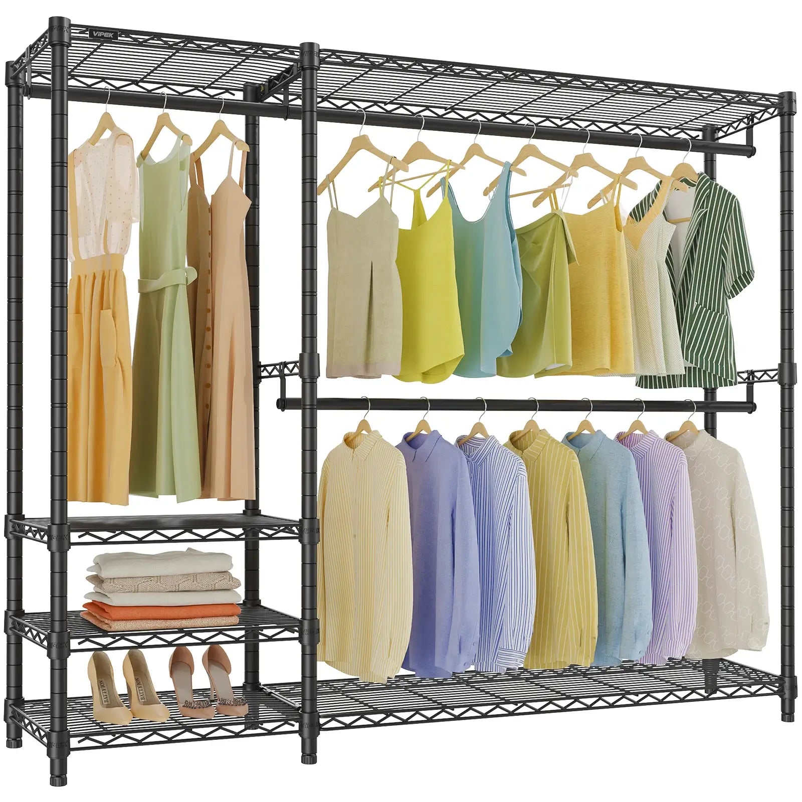 VIPEK V2 Plus Clothes Rack, Black