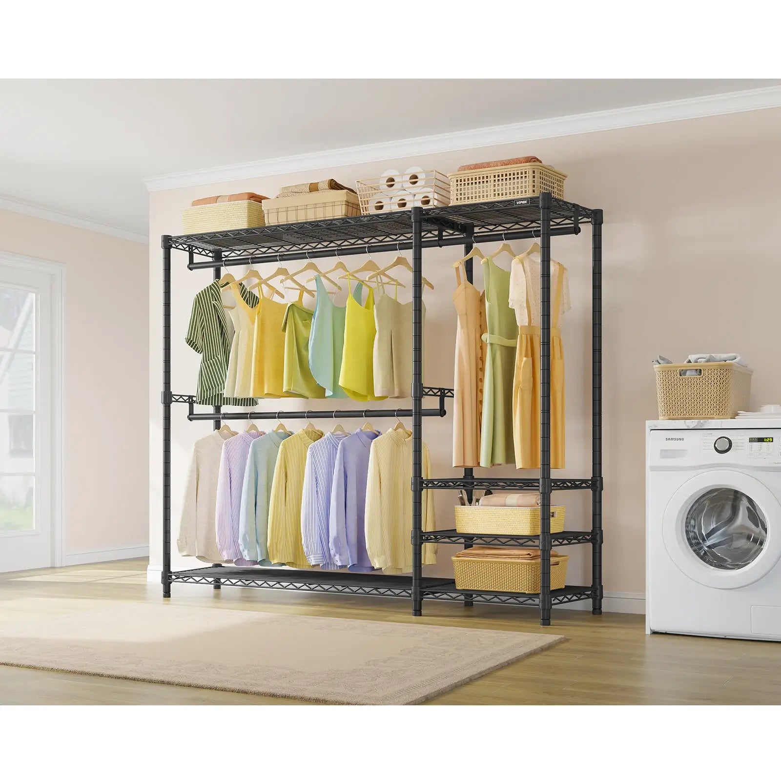 VIPEK V2 Plus Clothes Rack, Black