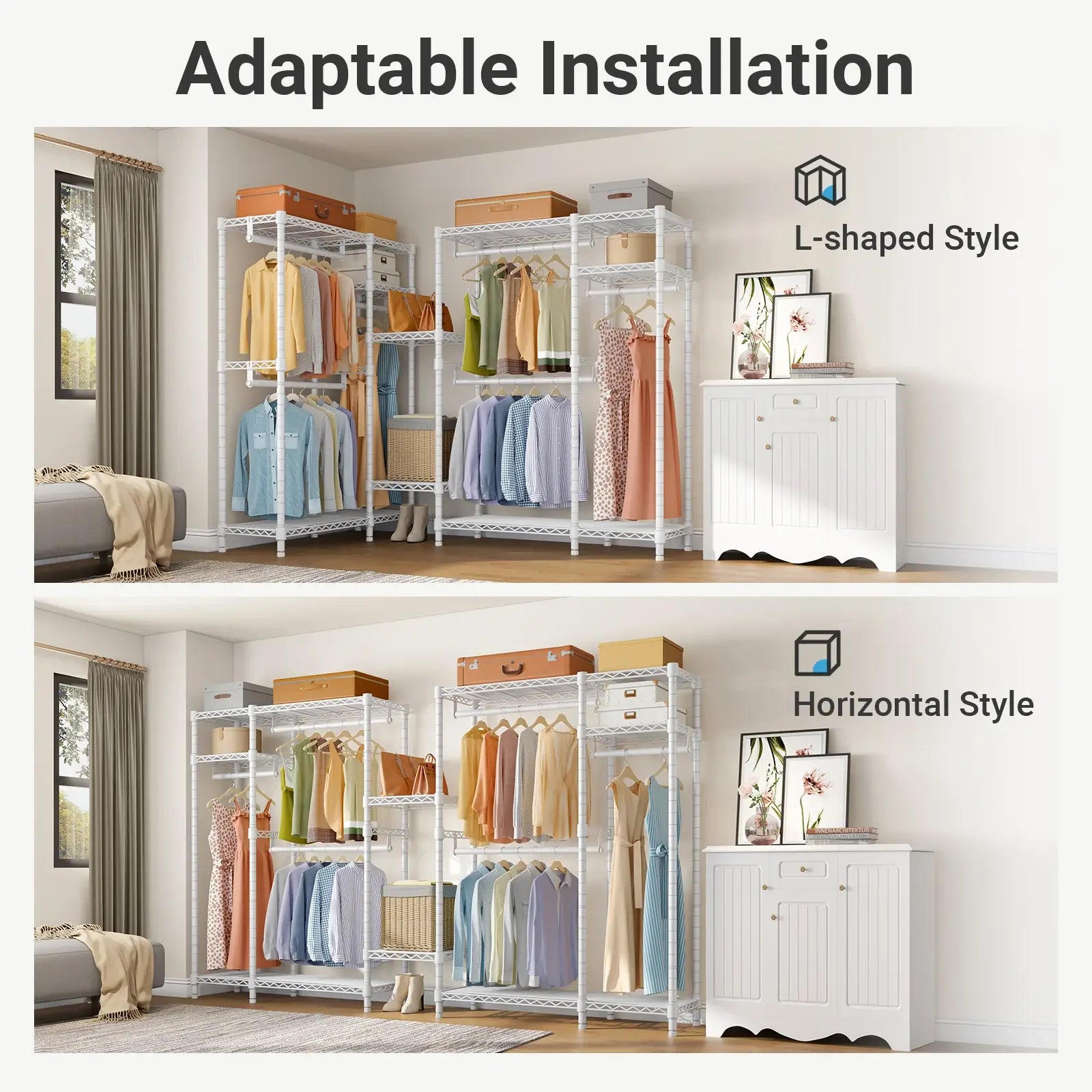 VIPEK V2 Clothes Rack, White