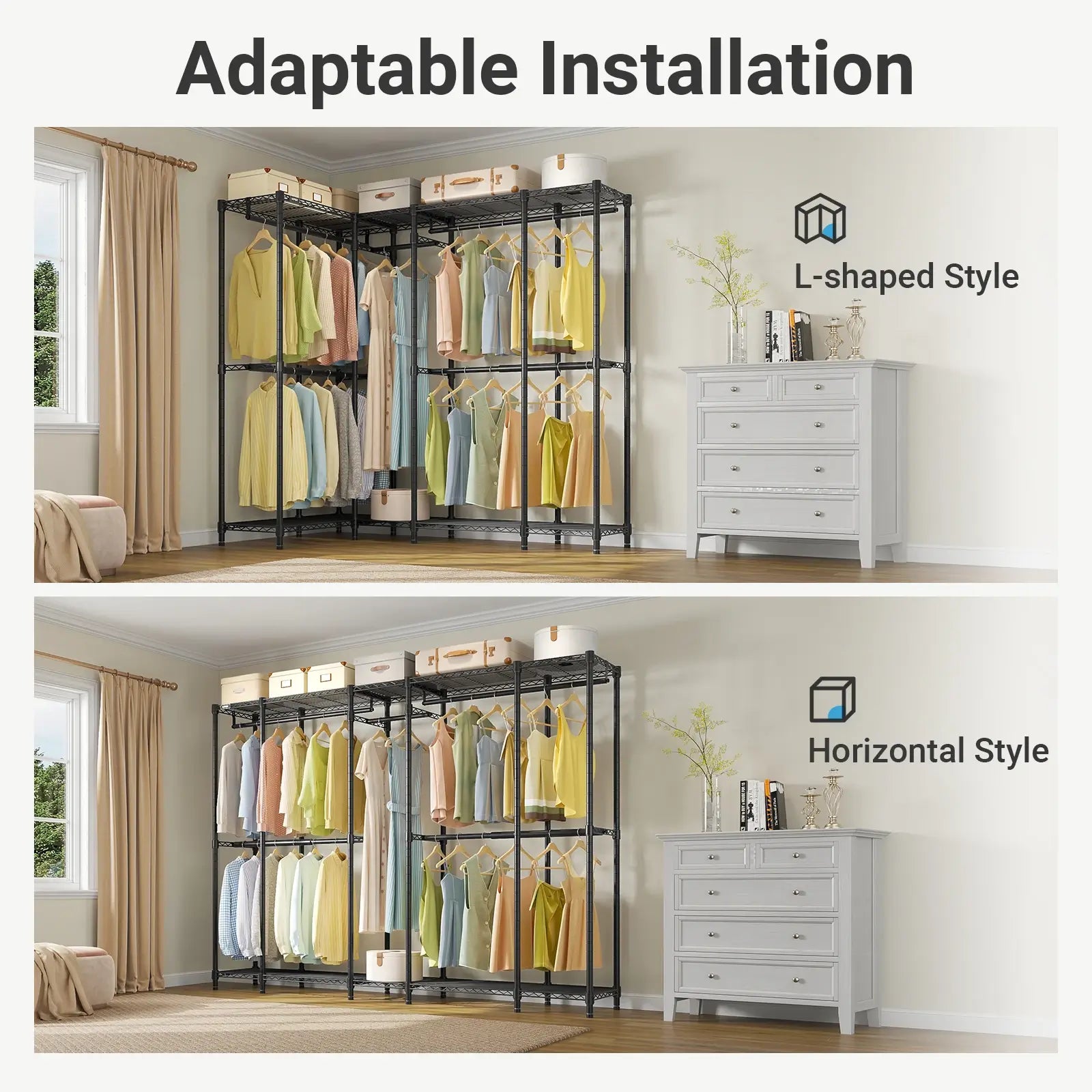 VIPEK V50 Basic Expandable Clothes Rack