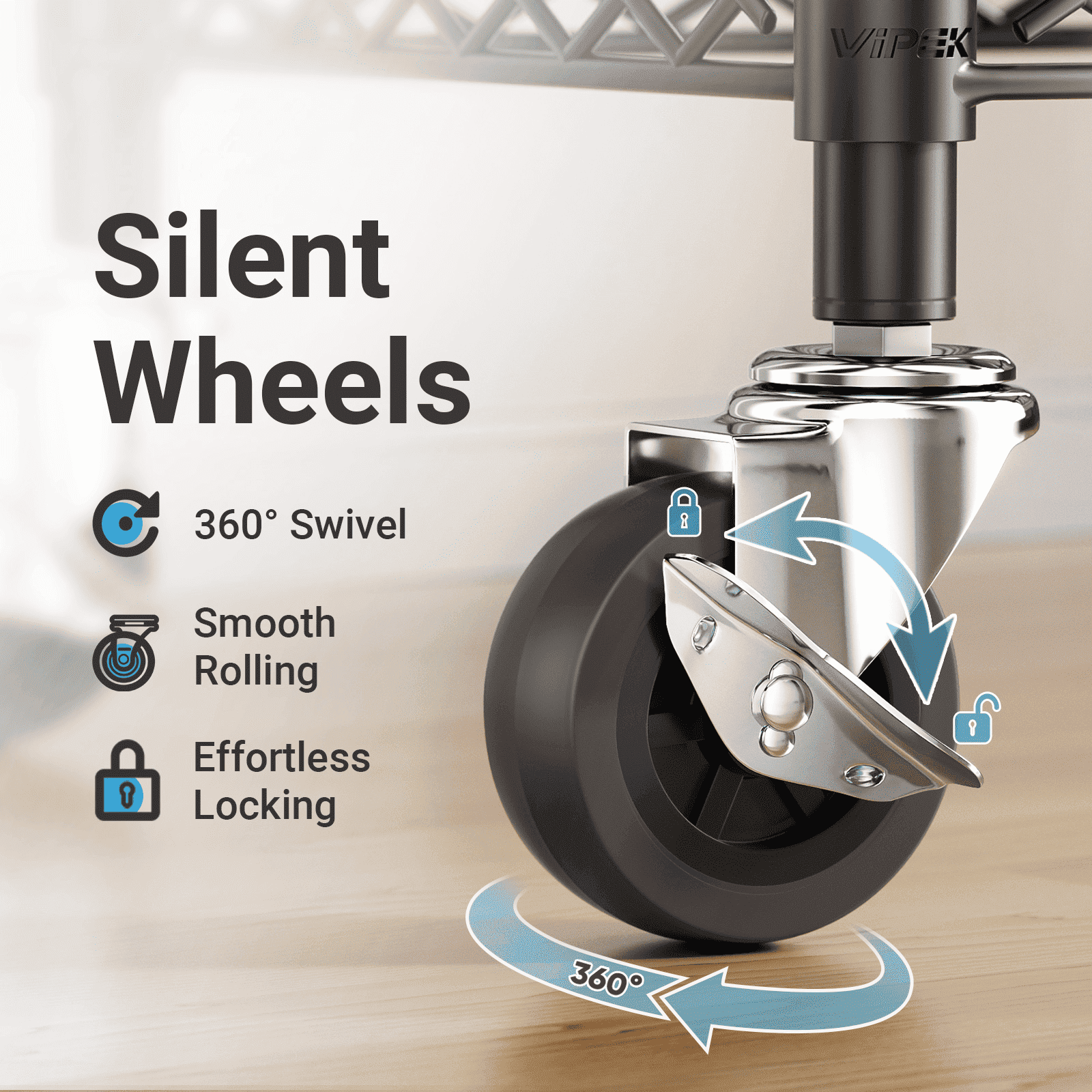 VIPEK R2 Plus Rolling Clothes Rack