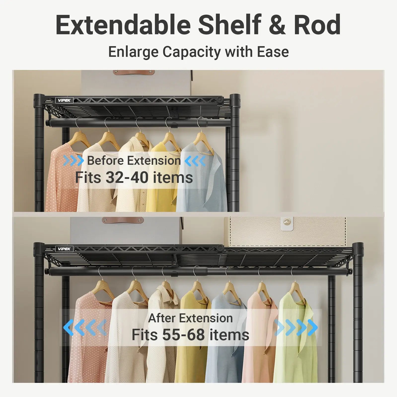 VIPEK X1 Max Expandable Clothes Rack