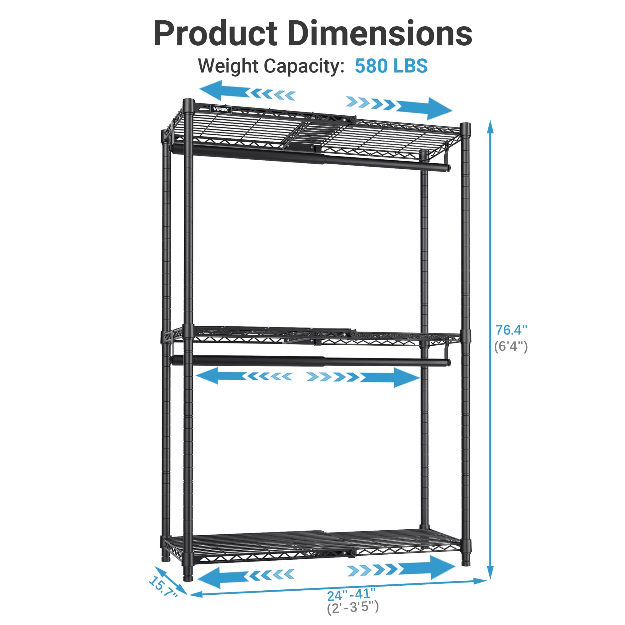 VIPEK X1 Expandable Clothes Rack